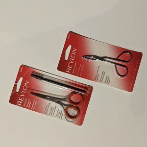 NEW Revlon tweezer + eyebrow grooming set